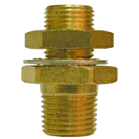 M x M Bulkhead with 3/4-16 Thread